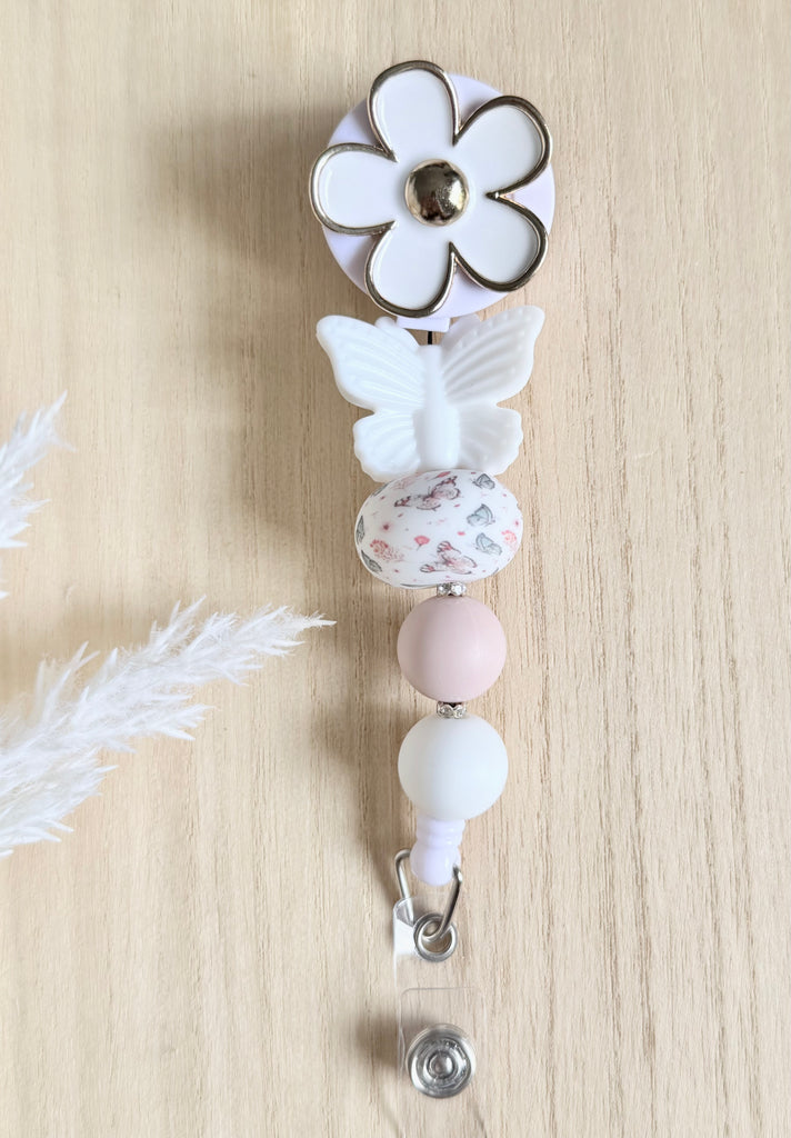 Flowers & Butterflies Badge Reel