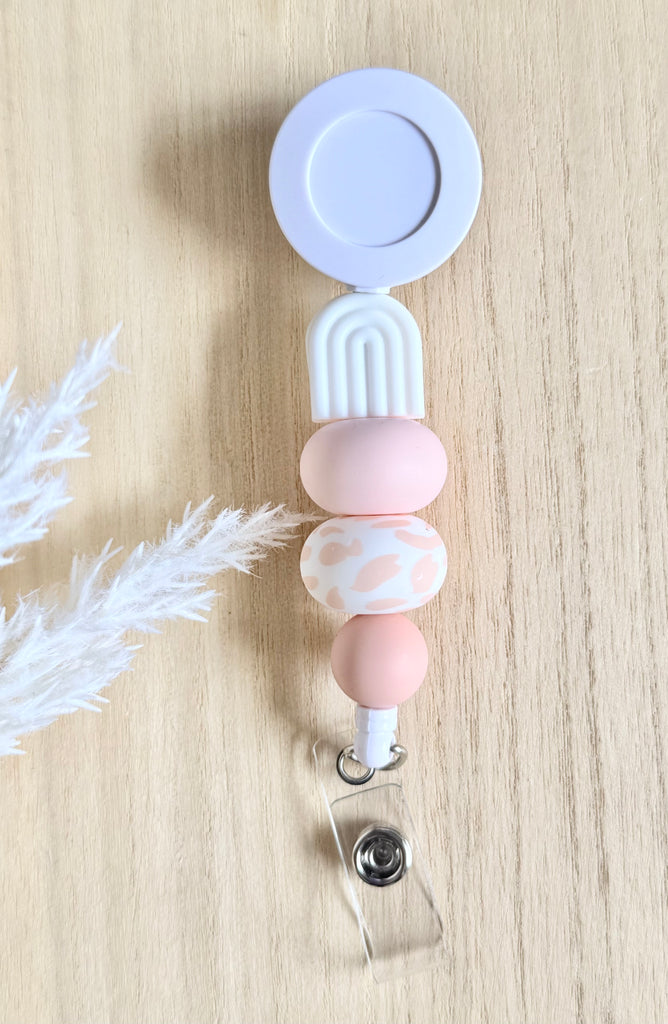 White Arch Badge Reel